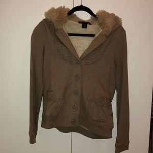marc jacobs fur hooded jacket